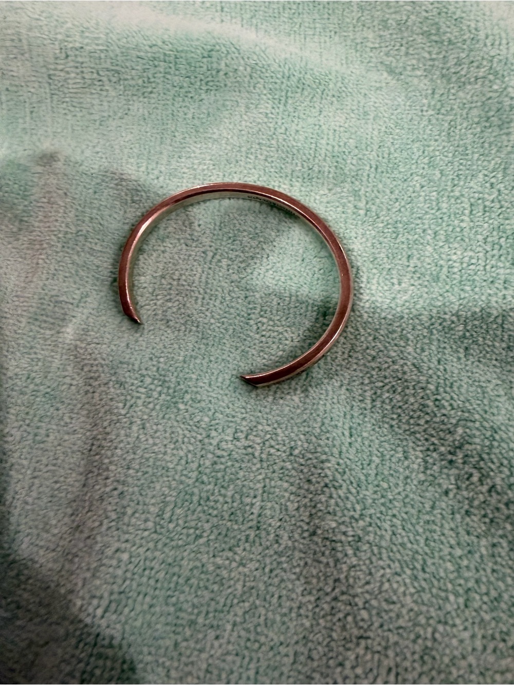 Tiffany’s stamped bangle